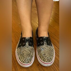Sperry Topsider animal print size you Uk35 US 4.5